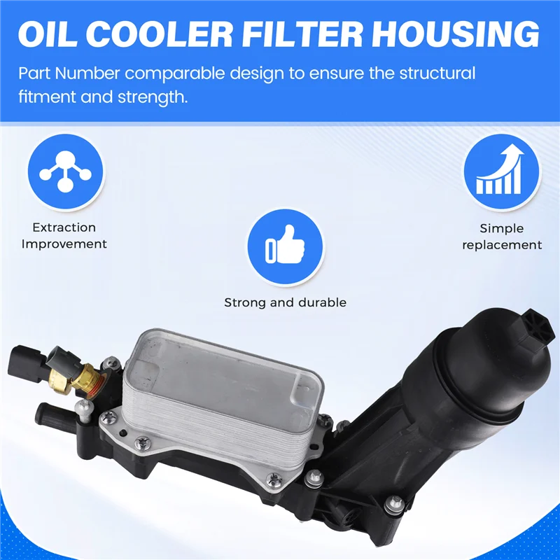

Oil Cooler Filter Housing Oil Cooler Filter Housing With Sensor Oil Cooler Filter Housing For Jeep Dodge-Boom