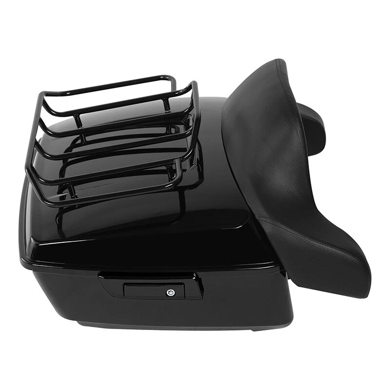13.7" King Trunk Mount Rack Pad Fit For Harley Sport Glide FLSB 2018-Up Luggage Carrier Tailbox view 2
