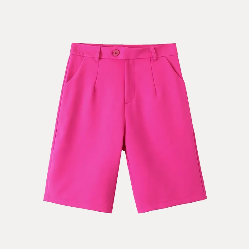 Adelgazante Faionable Casual Commute Versátil Pantalones de mujer Ortes Pierna recta L Cintura Otro material 00% Verano 2025