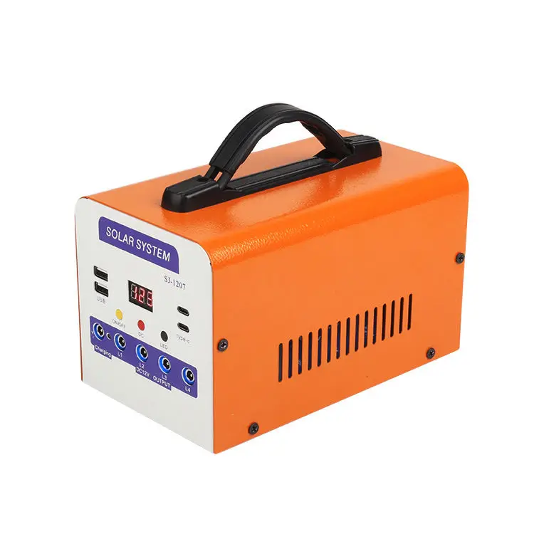 Solar Generator 10W 12w 15w 20w Solar panels Lithium Ion Battery Off Grid Mini Camping Power Station solar power system