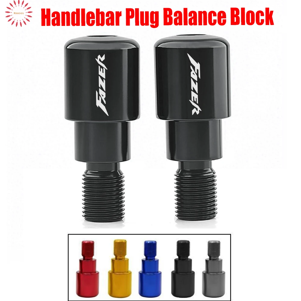

2 Pcs For YAMAHA FAZER FZS1000 FZ1 Handle Grips Slider Handlebar Bar End Plug Caps Motorcycle Accessories