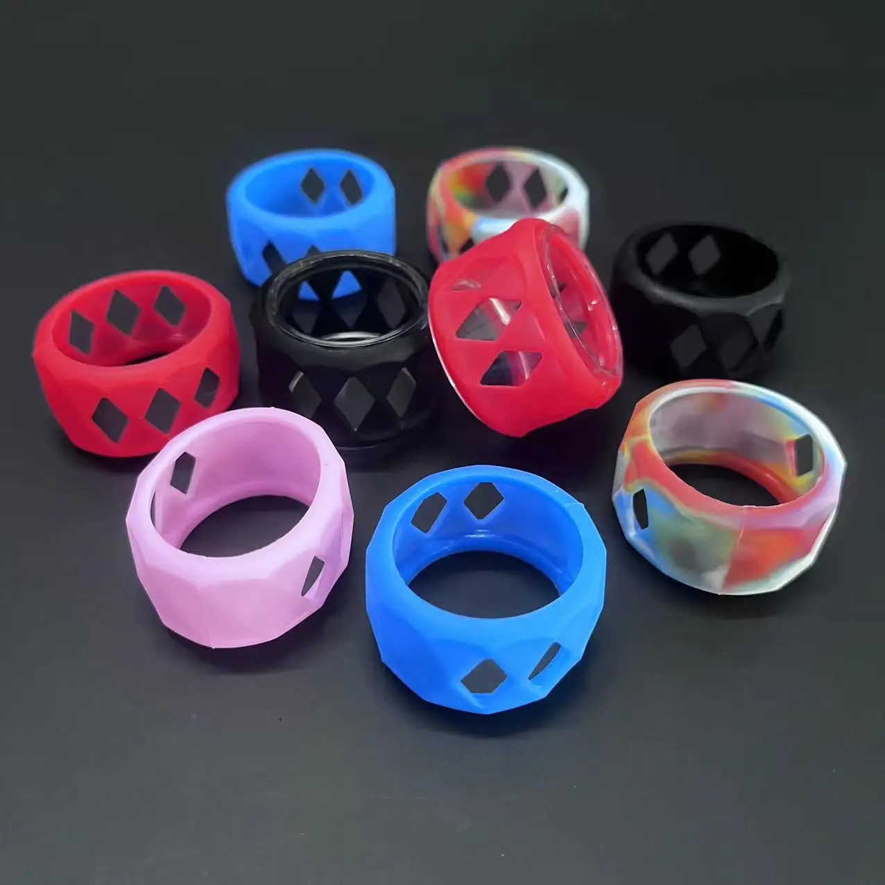 Bubble Glass Tube Protect Glass Ring Rod Silicone Covers Protector Case For Kylin Mini Z Zeus X Mesh Dead Rabbit V1 V2 V3 Tool