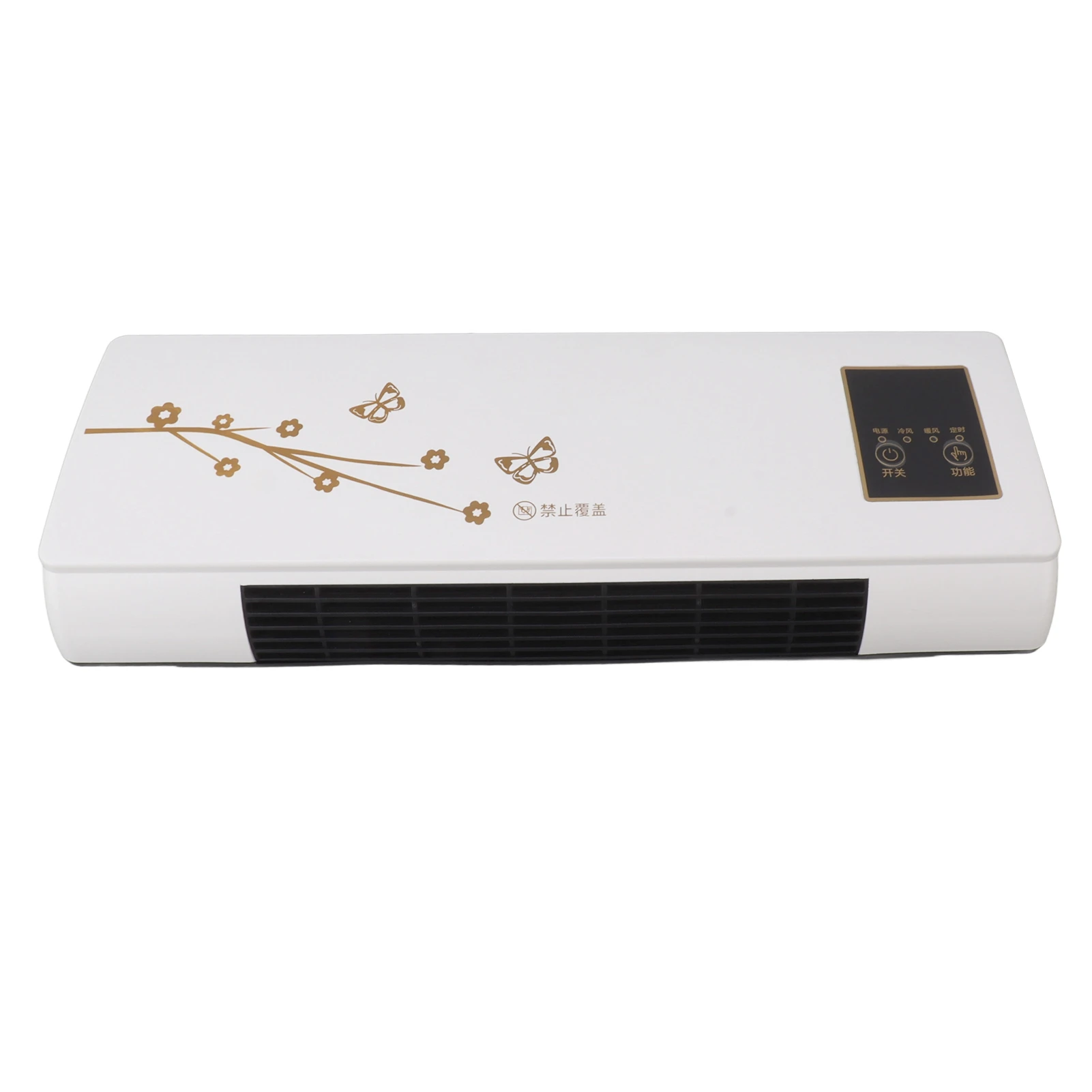 タイマー付きリモコン付き壁掛けエアコン、寝室や浴室用のポータブルミニ電気冷暖房機