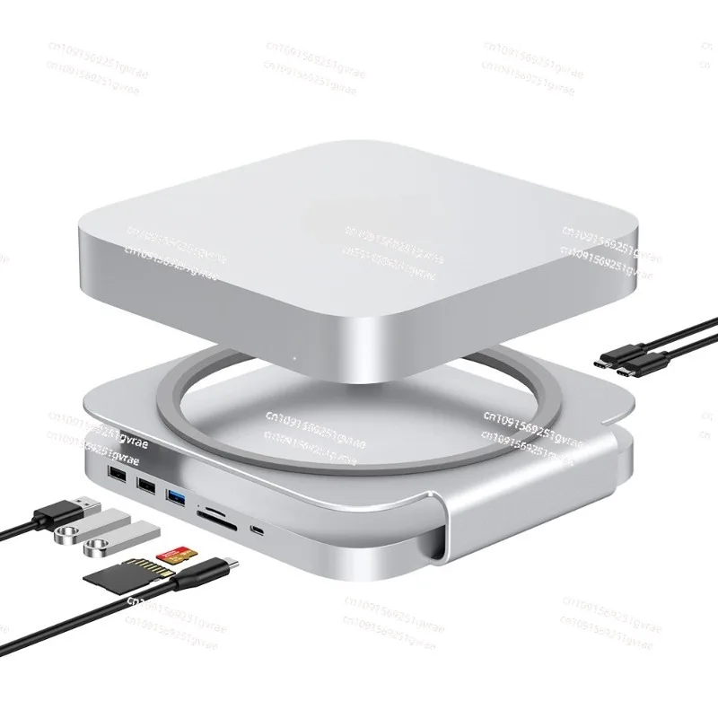 

Mac Studio Dock Stand Docking Station, Hard Disk Box Hub M1/M2 HDMI Interface Expansion