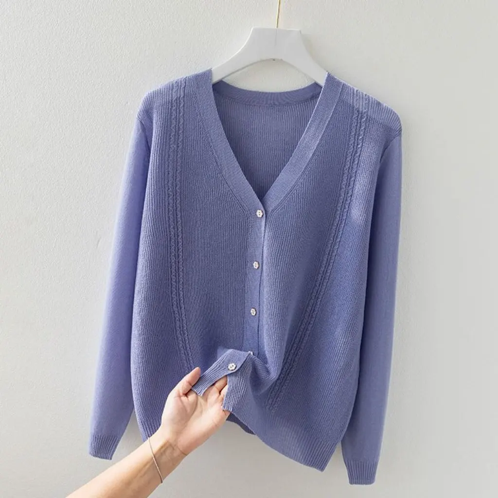 

Women's Ice Silk Knit Cardigan Shawl Sun Protection Long Sleeve Shirt with Camisole Dress Jacket