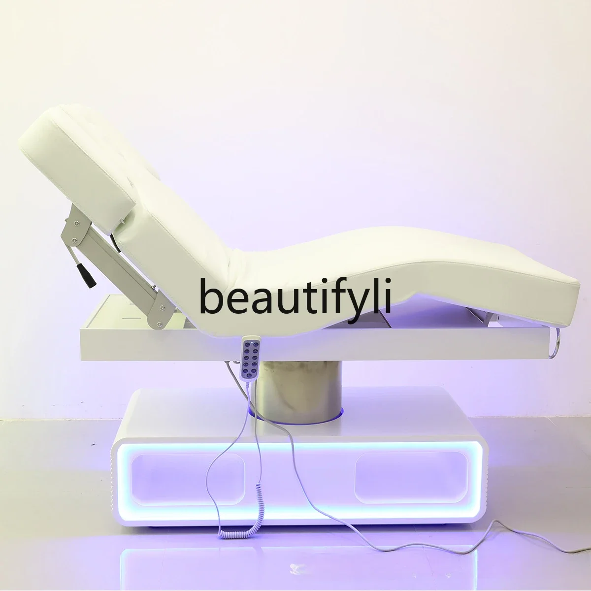 High-end electric beauty bed with LED ambient light, beauty salon, medical beauty micro-injection