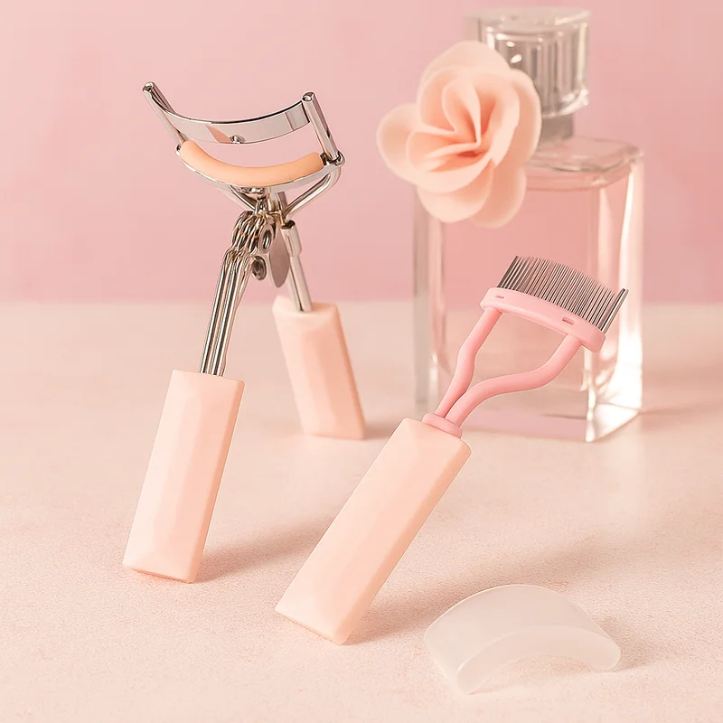 Eyelash Curler Set 1/2/3 Pcs Stainless Steel Eyelash Comb Curling Shaping Tool Eyelash Separator Tweezers Makeup Accessories