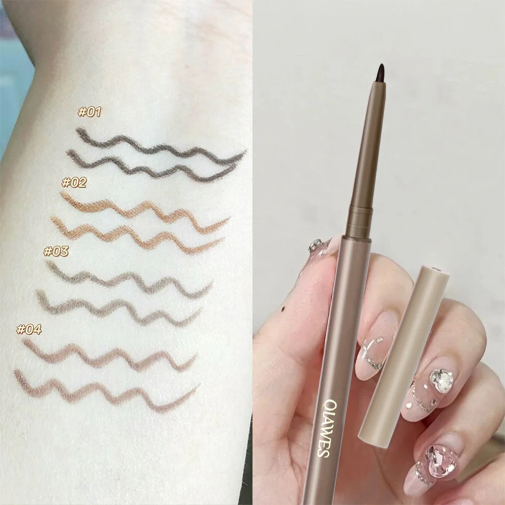 Czarny eyeliner w żelu Wodoodporny, trwały eyeliner w ołówku Szybkoschnący, nie kwitnący Naturalny eyeliner Leżący jedwabnik Długopis Narzędzia kosmetyczne