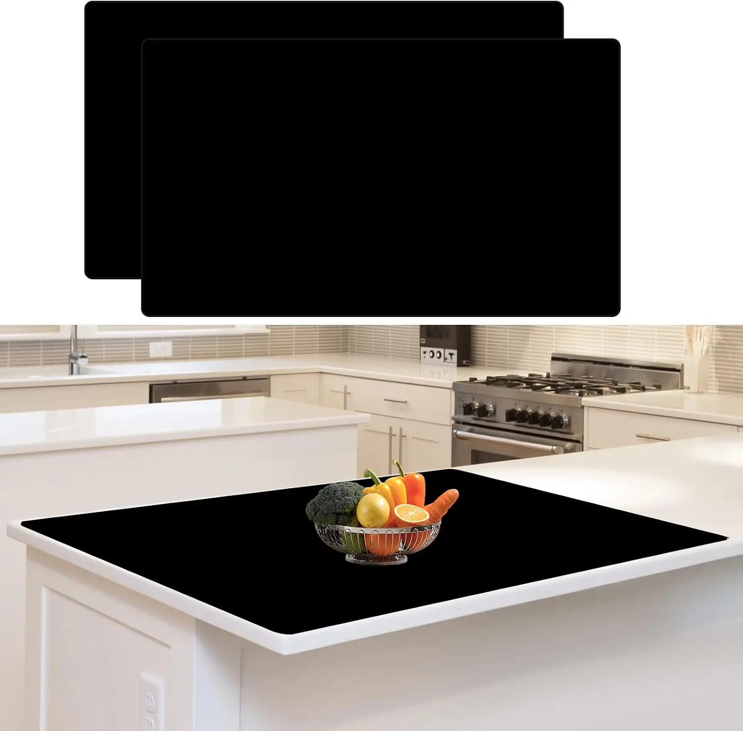 Induction Cooker Cover Silicone Mat Non Slip Electric Stove Cover Pad Cooktop Protector Cooking Table Decoration Accessories
