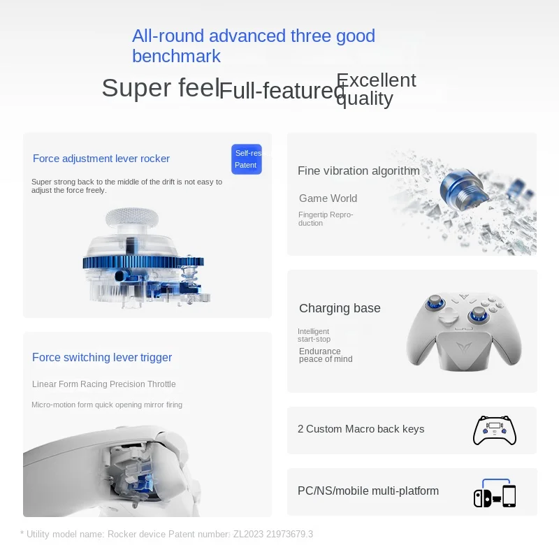 2026 NEW Switch 2.4G Game Handle Flydigi Direwolf 4 Gaming Controller for PC/IOS/Android BT Wireless Gamepad