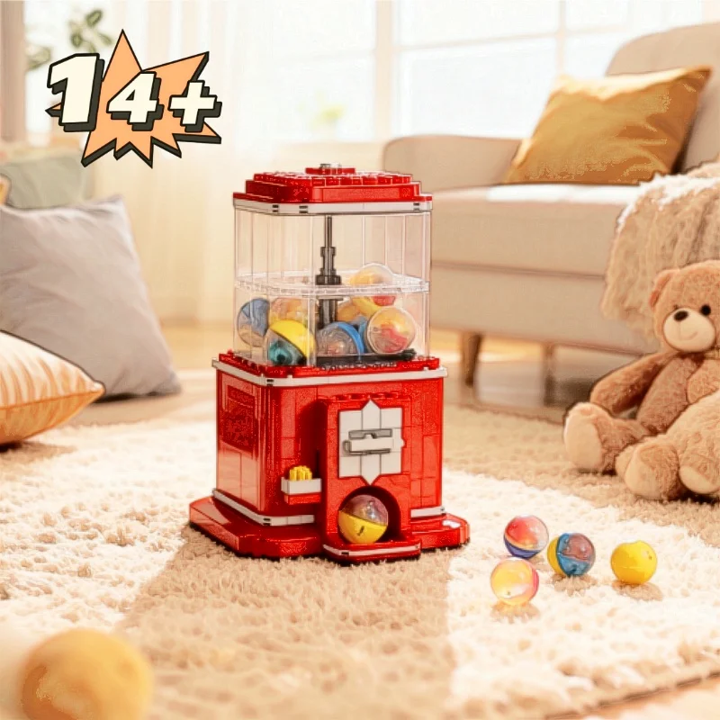 

Particles НОВЫЙ торговый автомат Наборы строительных блоков Игра с монетоприемником Подходит для рождественских подарков