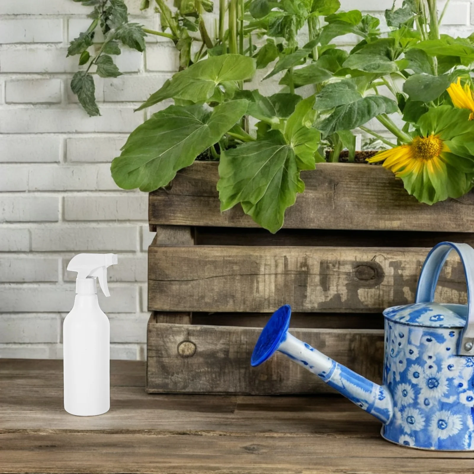 

4Pcs Refillable Plastic Spray Bottles Household Fine Mist Atomizer Multipurpose for Cleaning Haircare Plant Watering Gardening