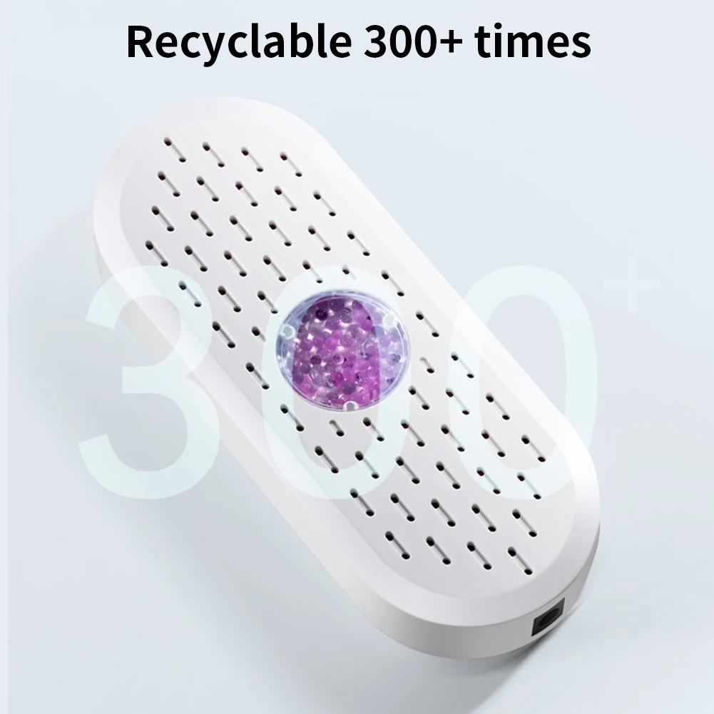 

Многоразовый портативный гигроскопический мини-осушитель воздуха, USB-зарядка, влагопоглощающий осушитель для шкафа, обувного шкафа