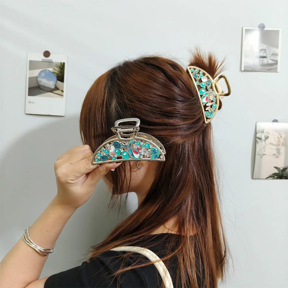 

NC НОВЫЙ мультяшный японский аниме-стиль, сплав, коготь для волос, металлические большие заколки для волос, милые заколки для волос, аксессуары для волос для женщин и девочек