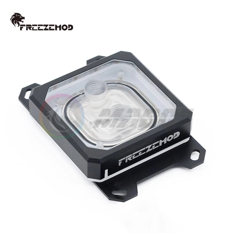 FREEZEMOD RGB CPU Water Block dla AMD AM4 AM5, metalowa rama + akrylowa osłona, Aurora 5V ARGB SYNC, AMD-PK5E — zdjęcie 5