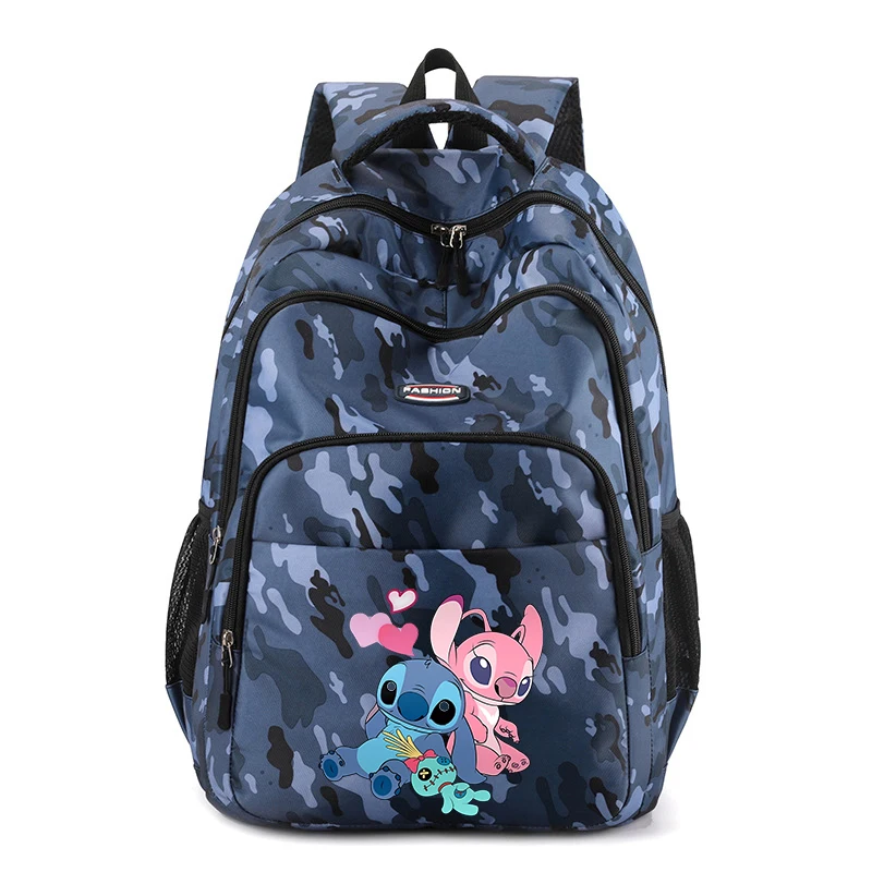 Disney Lilo&stitch Student Large School Bag Backpack Boy Girl Bookbag Bag Teenager Children Knapsack Schoolbag Rucksack Mochila