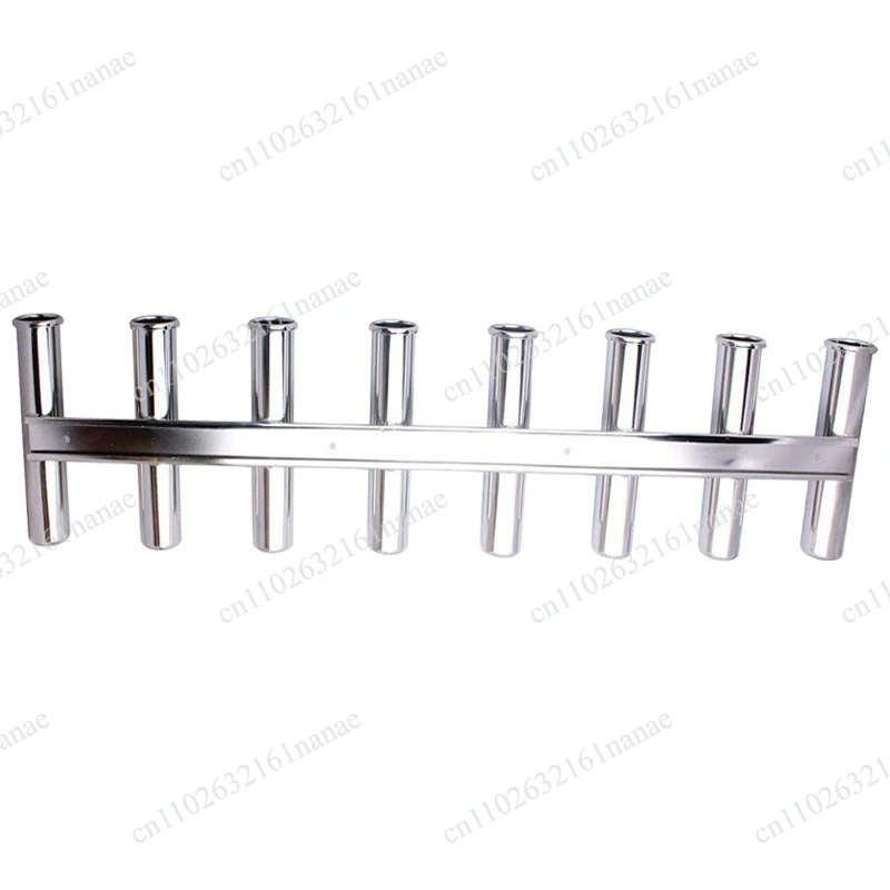 Stainless Steel Marine Rod Bracket, Fixed Yacht & Vessel Rod Mount, 8 Pieces Set