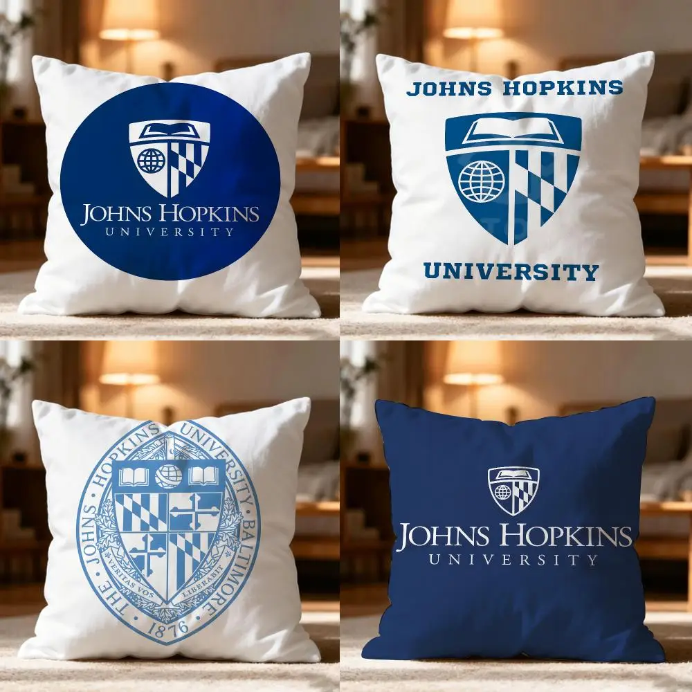 The Johns Hopkins University Cushion Cover Cushion Cover Soft Washable Pillow Case Multi-Scene For Couch Bed Travel Office Use