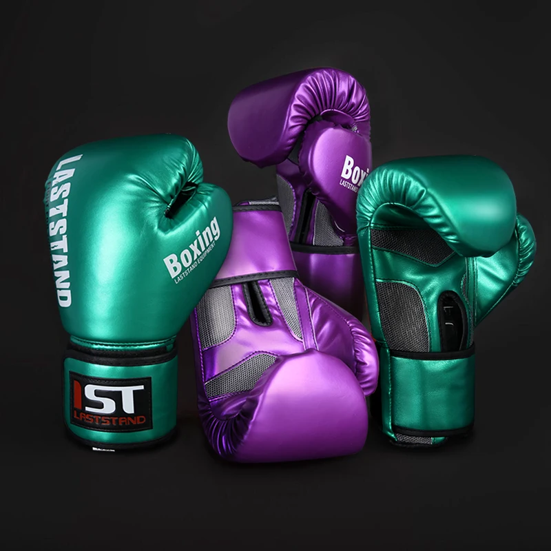 High Quality Leather Wear-Resistant And Breathable Boxing Gloves For Sanda Training, Thickened Protective Combat Gloves