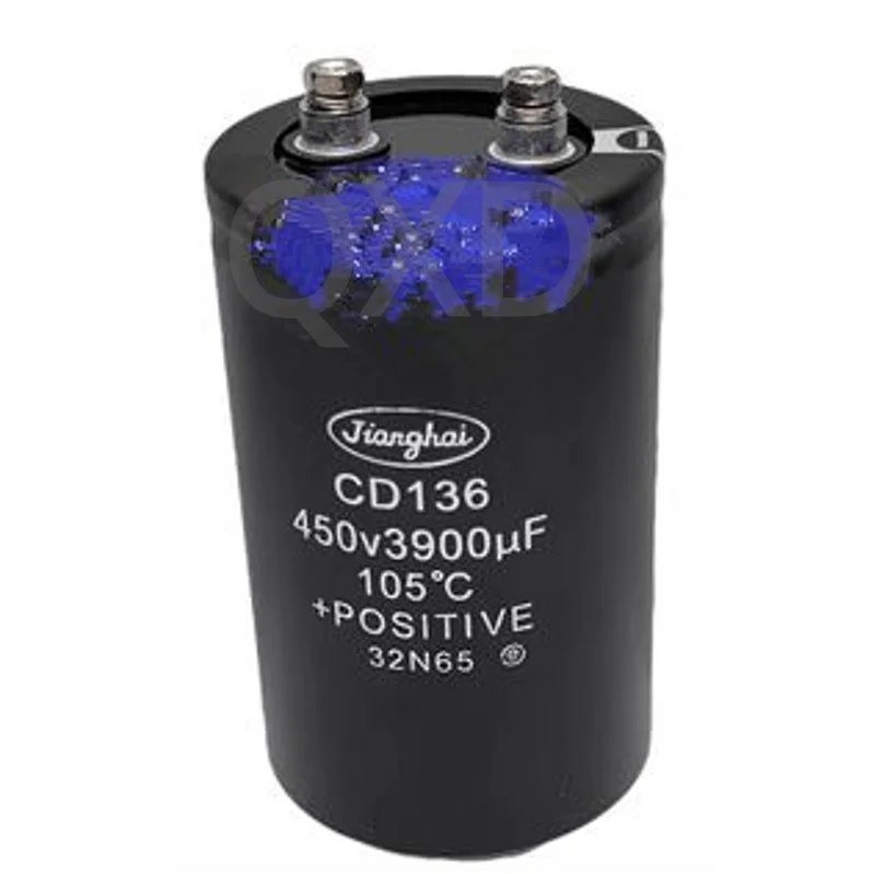 Jianghai-fusível do capacitor, CD136, 400V, 1000uF, 3900uF, 6800uF, 450V, 1000uF, 3900uF, 6800uF, 100V, 22000uF, 600V, 2200uF, 650V, 2700uF