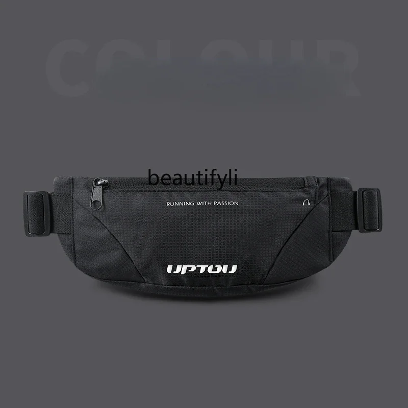 

Sports fanny pack Women's running bag Mobile phone bag Belt Men's trendy waterproof women's