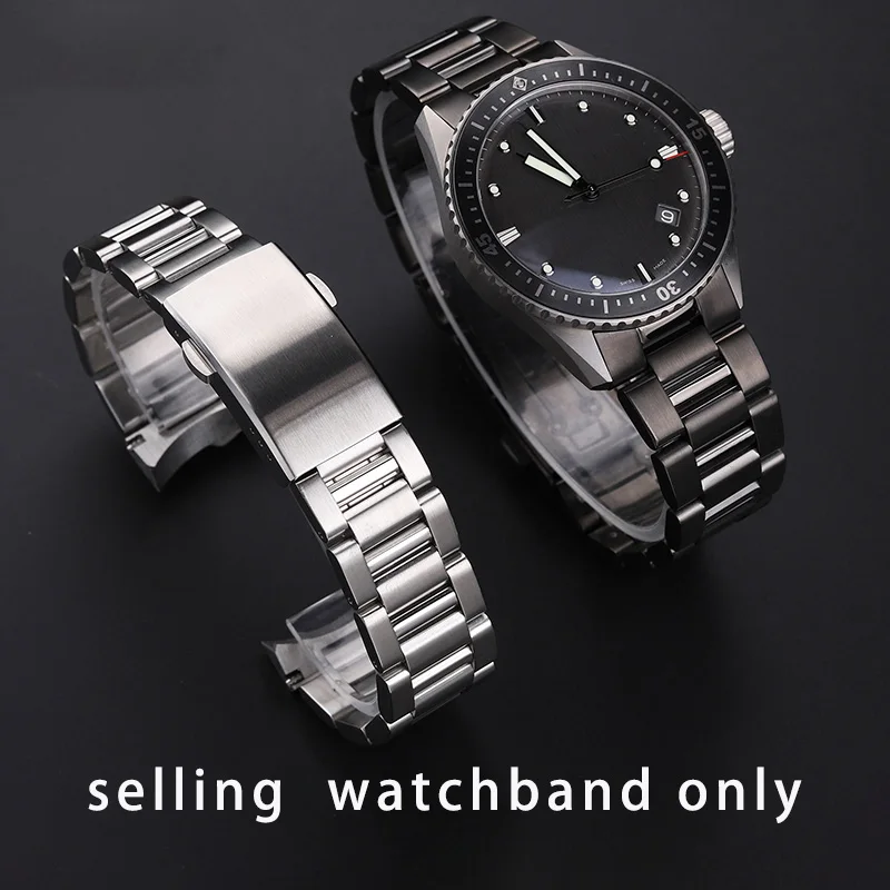 

Watchband For Blancpain 50 Xun 50 Fathom Watch Band 5000 Series Solid Stainless Steel Waterproof Metal Wristband 23mm Bracelet