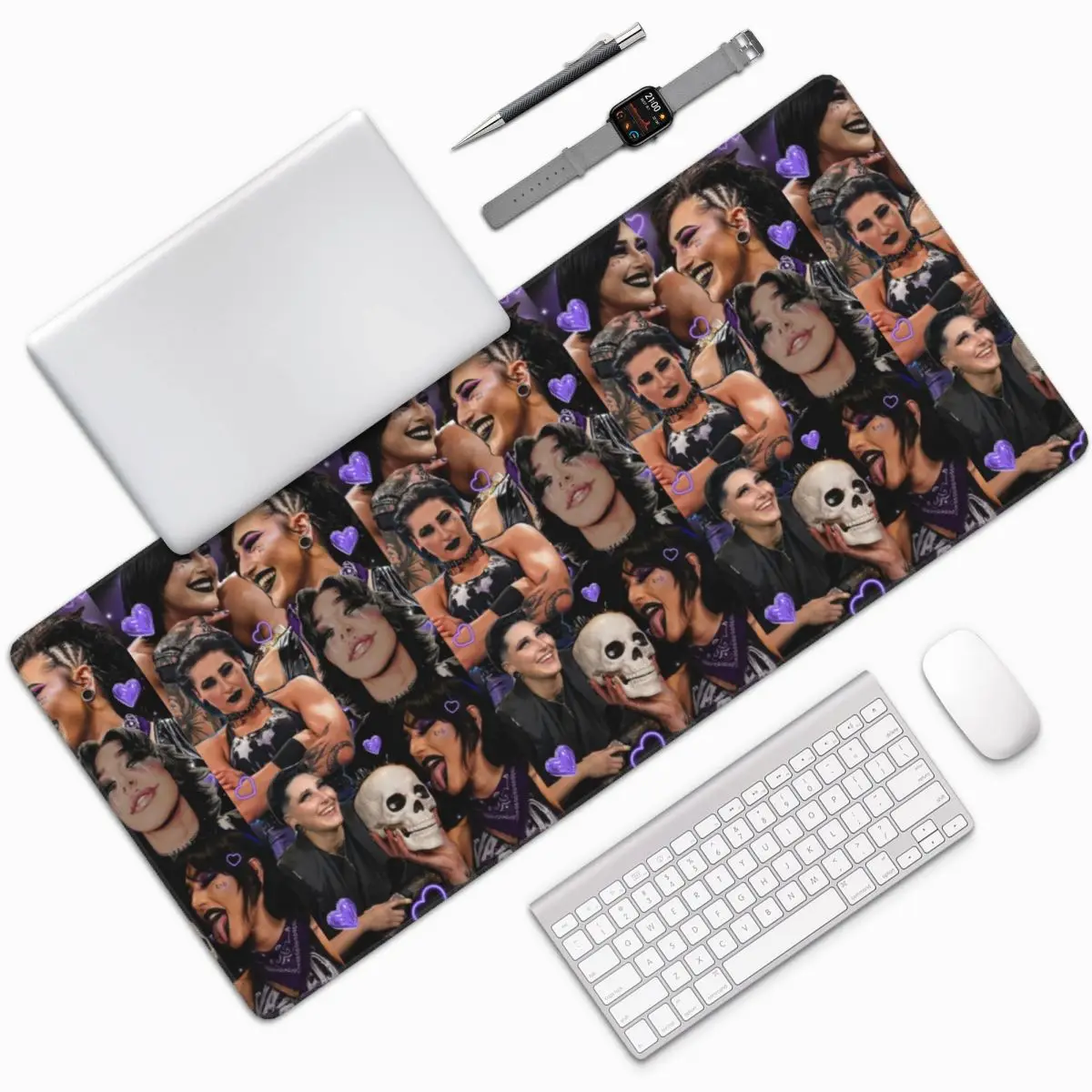 

WWE Rhea Ripley большой коврик для мыши, компьютерная клавиатура, коврик для мыши, игровой коврик для ноутбука, офисные аксессуары, настольные коврики