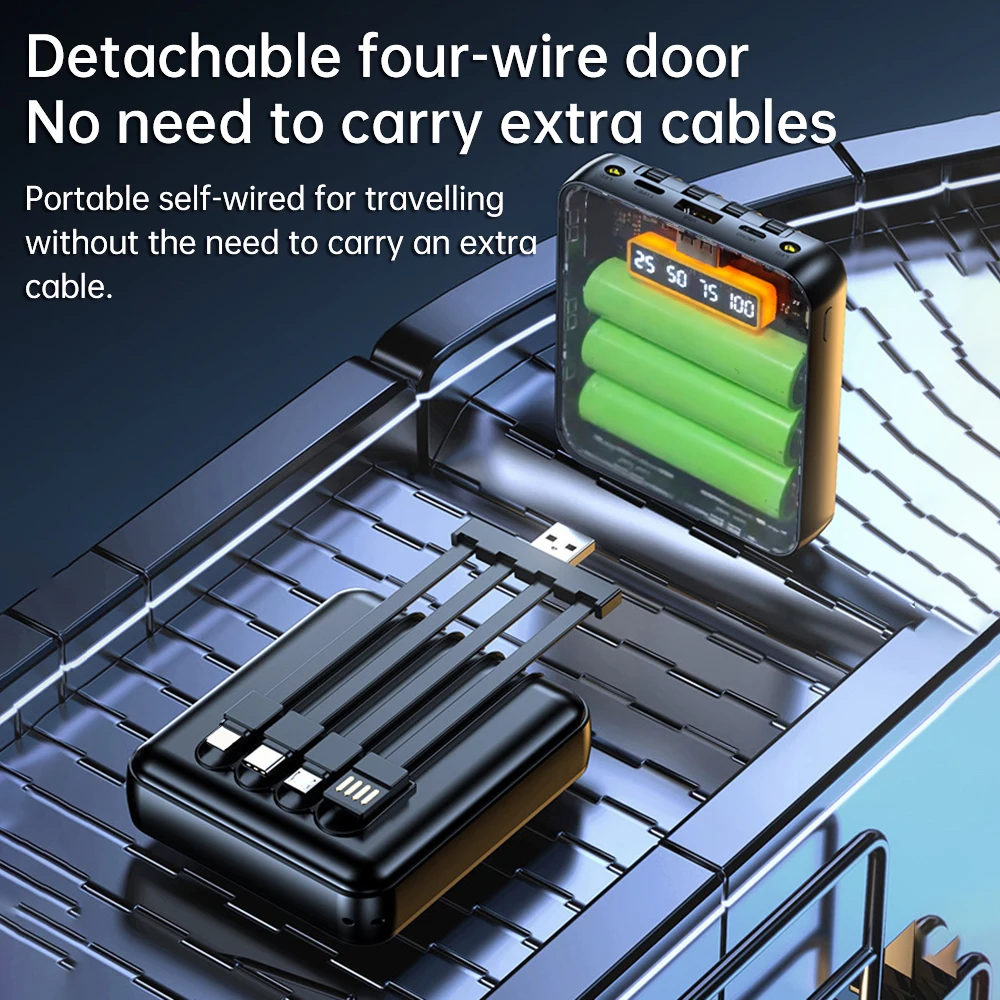 Quick Charging Feature 18650 Battery Organizers Power Banks Out Case Dropship Detachable 3x18650 Power Banks Enclosure