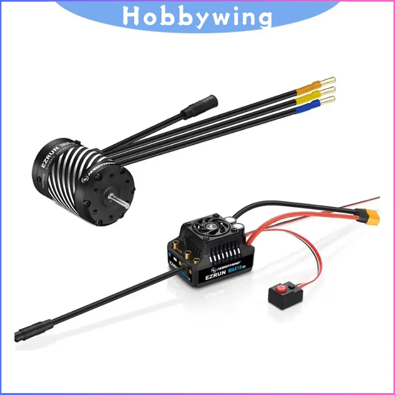 

Hobbywing EZRUN MAX10 G2 80A/140A 2-3S Водонепроницаемый бесщеточный ESC и 3652/3665 SD G3 сенсорный бесщеточный двигатель для 1/10 RC Car Truck