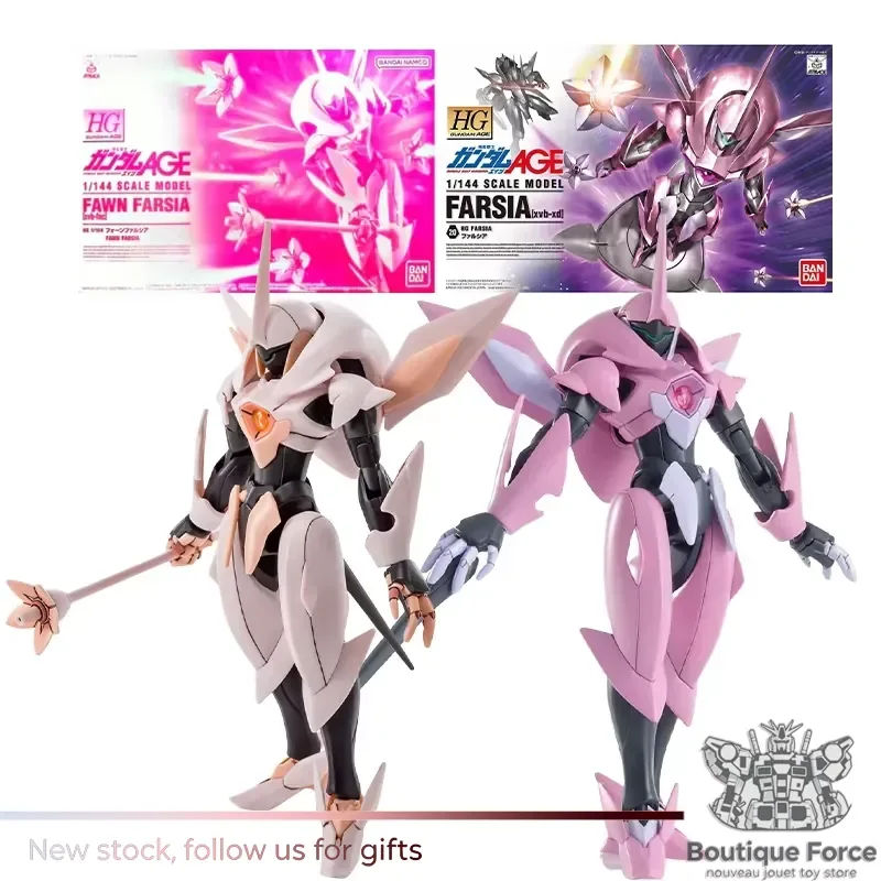 

Bandai HGPB AGE Fawn Farsia 1/144 Scale Mobile Suit Plastic Model Kit Action Figure Xvd-xd Farsia Original Box Unassembled