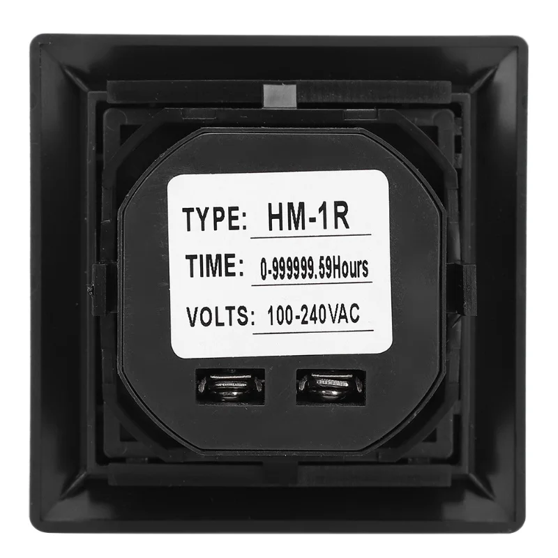 Digital Display Hour Meter High Accuracy Timer 50/60HZ Universal HM‑1R AC 100‑240V