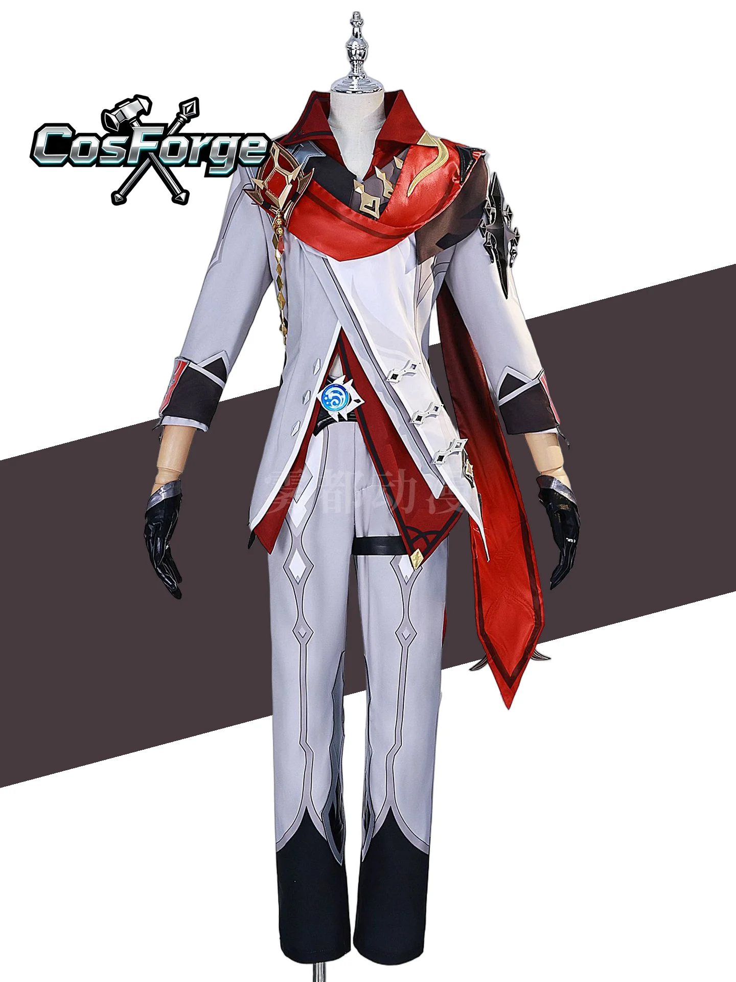 

High Quality /Childe Game Cosplay Halloween Costume Upgraded Version Tartaglia Shoes wig