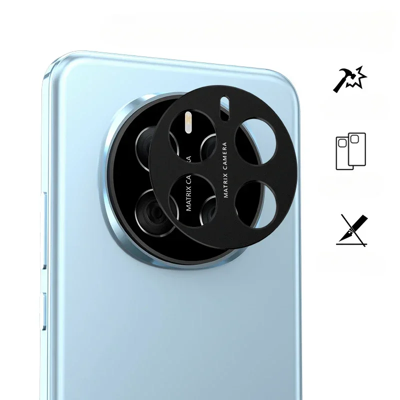 Metal Camera Bezel Cover Sticker Camshield For Honor Magic 7 Pro Magic7 Aluminum Alloy Lens Hollow Anti-Shatter Protector Film