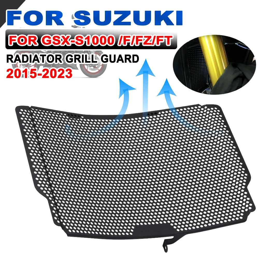 Motorcycle Radiator Guard Grille Cover Water Tank Protection For Suzuki GSX-S1000 GSXS1000 GSXS 1000 GSX-S1000F 2015 -2023 Parts