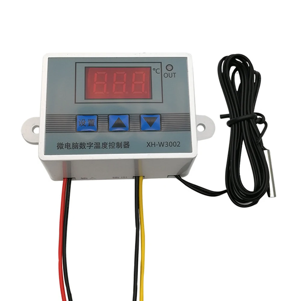 

Digital LED Microcomputer Thermostat Regulator 12V 24V 110-220V Thermostat Control Switch Temperature Probe