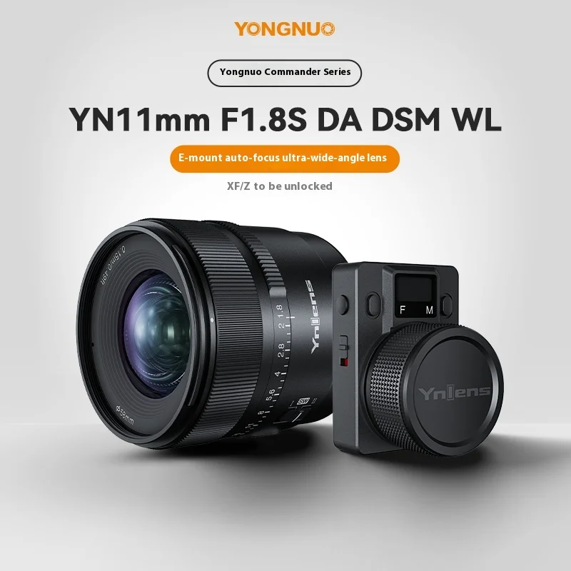 YONGNUO YN11mm F1.8S 11mm F1.8 DA DSM WL Camera Lens Ultra Wide Angle Autofocus Lens For Sony E Mount  Aps-C Mirrorless Camera