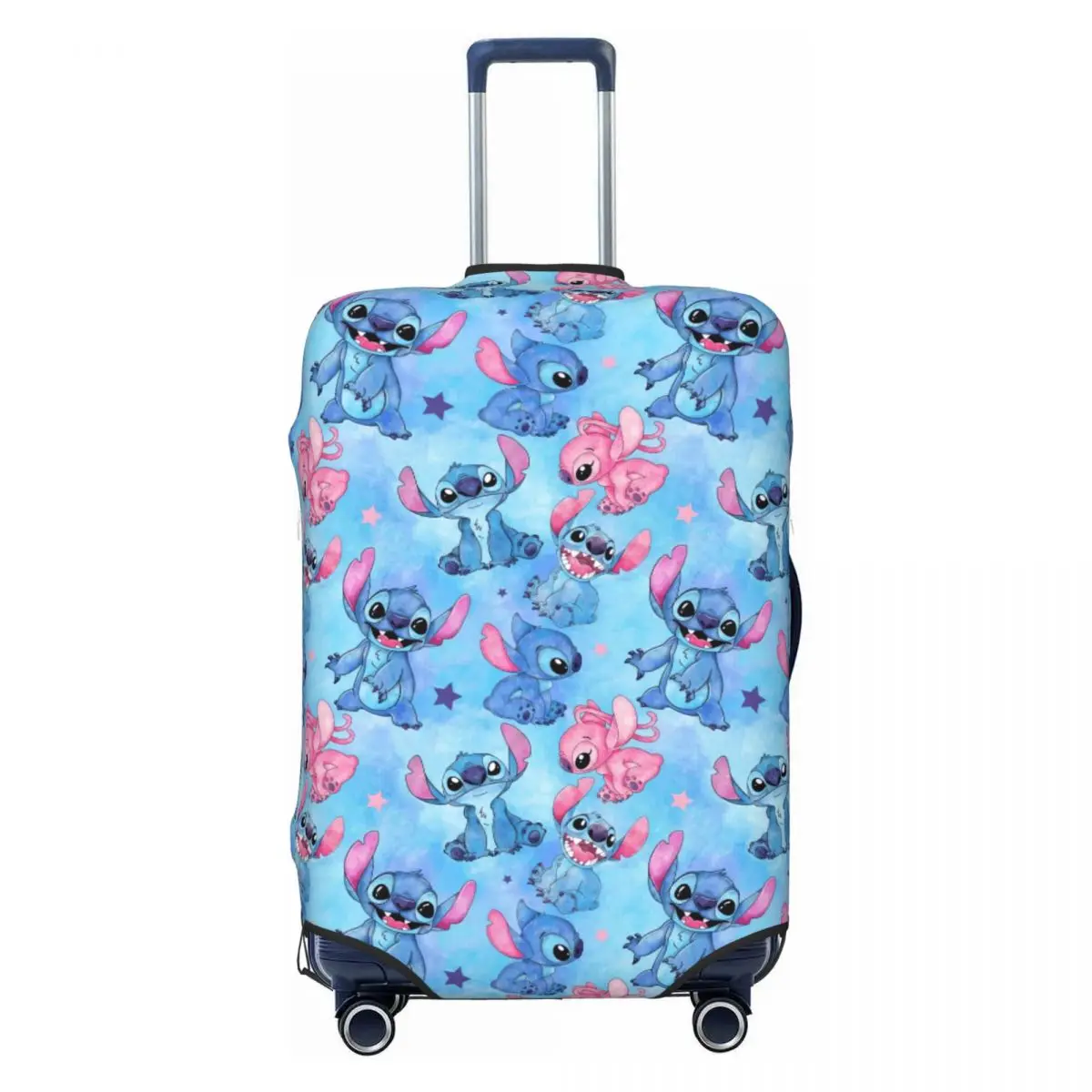 

Custom Little Monster Stitch Angel Luggage Cover Fashion Cartoon Suitcase Protector Covers Suit For 18-32 inch