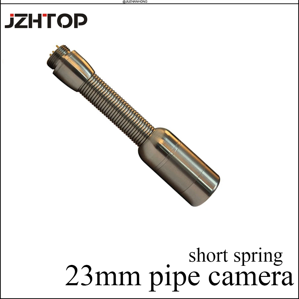 23mm Pipe Camera Head Inspection Camera Head Replacement Spare Parts Flexible Bendable Short Long Spring Option