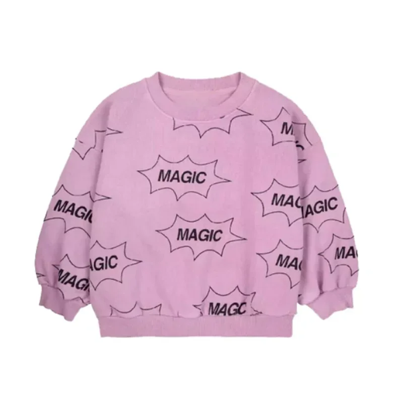 Per Verkoop (Schip In September) 2024 Bc Herfst Kids Sweatshirts Meisjes Schattige Print Baby Kinderen Katoenen Broek Jongens T-Shirts Met Capuchon