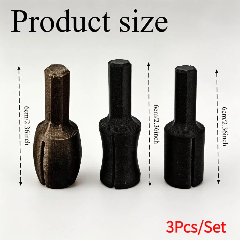 #3Pcs/Set Screwdriver Grinding Head Drill Sanding Attachment With Wear Resistant Abrasive Pad For Woodworking Metal Grinding DIY