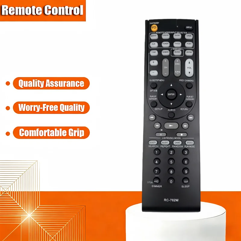 

RC-762MRemote Control for Onkyo AV Receiver HT-R290 HT-R380 HT-R390 HT-R538 TX-SR308 HT-S3400 HT-RC230 AVX290 AVX-290