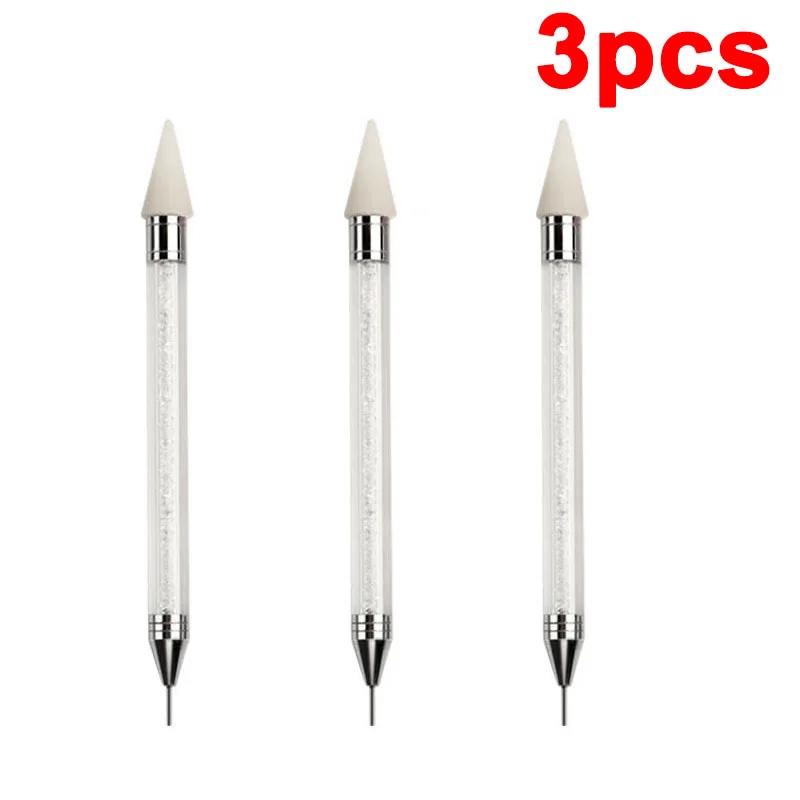 Strass-Applikator-Stift Nagelpunktierer Strass-Picker Wachsstift Diamant-Picker-Stift für Strass-Punktierwerkzeug DB04