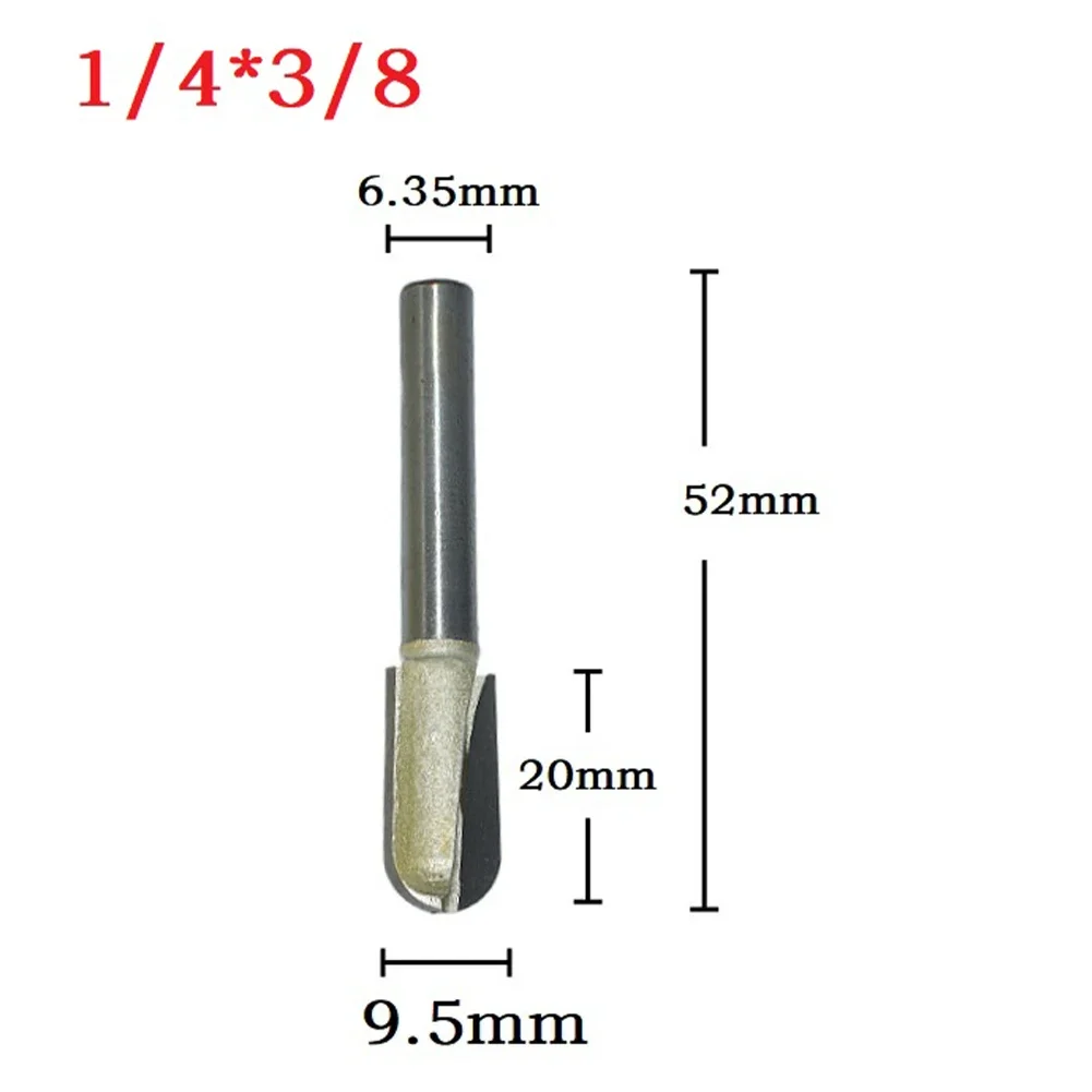 

Milling Cutter Router Bit Tool Accessories Wood Router Bit YG6X 45# Steel Material Engraving Tool Round Bottom