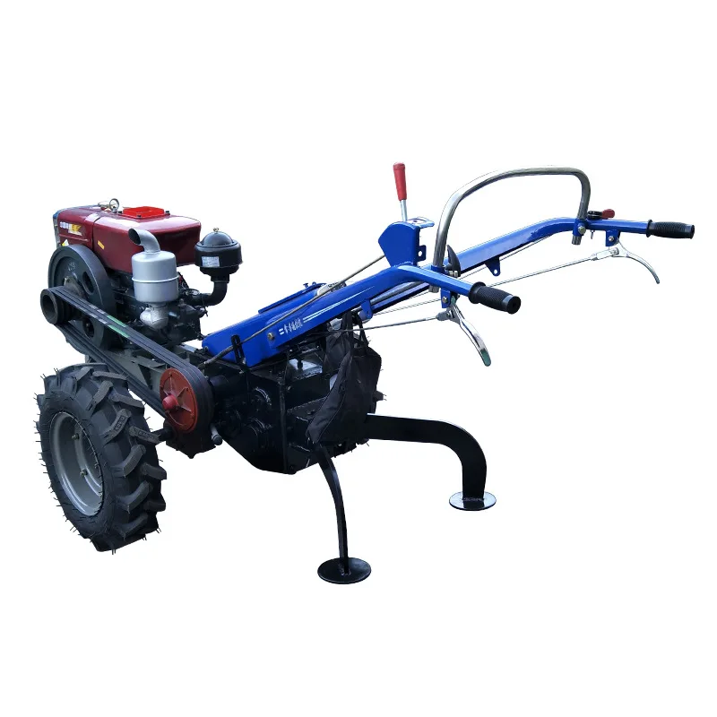Walking tractor grinder 58 tons of cable and wire traction and wire laying machine Optical cable power