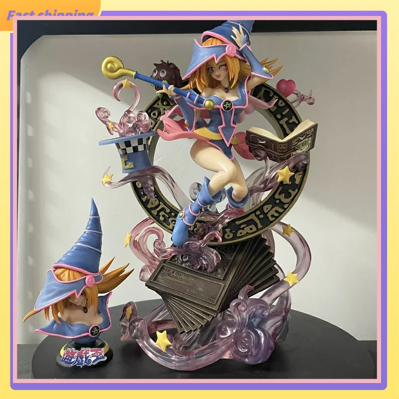 

Black Magician Girl Yu-Gi-Oh! Duel Monsters Anime Figure - 37.5cm Pvc Collectible Kawaii Model Statue For Decoration And Gifts