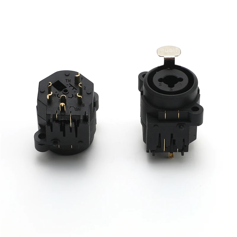 Xlr Female&Large 3-Core Dual Purpose Socket 6.35 Stereo And XLR Female 2-In-1 Socket Balanced Combination Combo Base