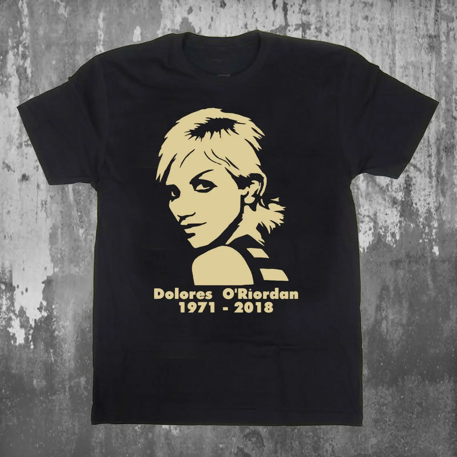New Rest In Peace Dolores O'Riordan Men'S Black T Shirt Tee Shirt 2019 Unisex Tee