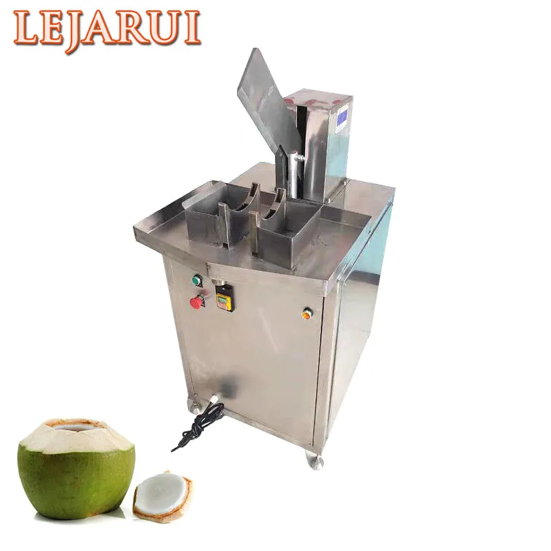 220V Electric Green Coconut Automatic Machinecocos Husk Remove Grater Peeler Scraper Open Opener Cutter Cut Peel Machine