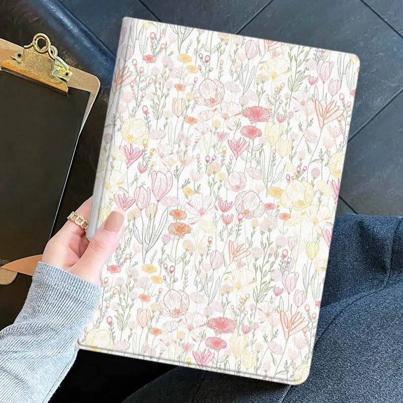 Luxurious Flowers For Huawei Honor Pad 9 8 7 6 V9 V8 V7 X9 X8 X7 GT2 GT 3 5 10  Pro Inch Tablet Case Soft