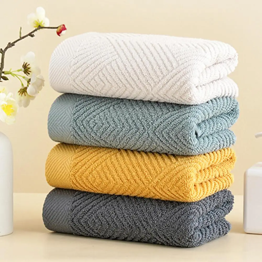 Absorbent Cotton Towel Cotton Towel with Good Water Absorption Cotton Soft Hand Towels Highly Absorbent Quick-dry Bath Face